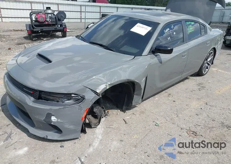 2023 Dodge Charger R/T из США, поврежденный, VIN 2C3CDXCT1PH700927